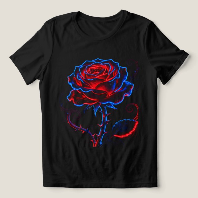T-shirt En Tri-matière Tee Tri-Blend Neon Rose (Design Recto)