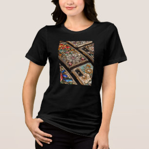 T-shirt En Tri-matière Téléphones portables fantaisie sur un blanc manche