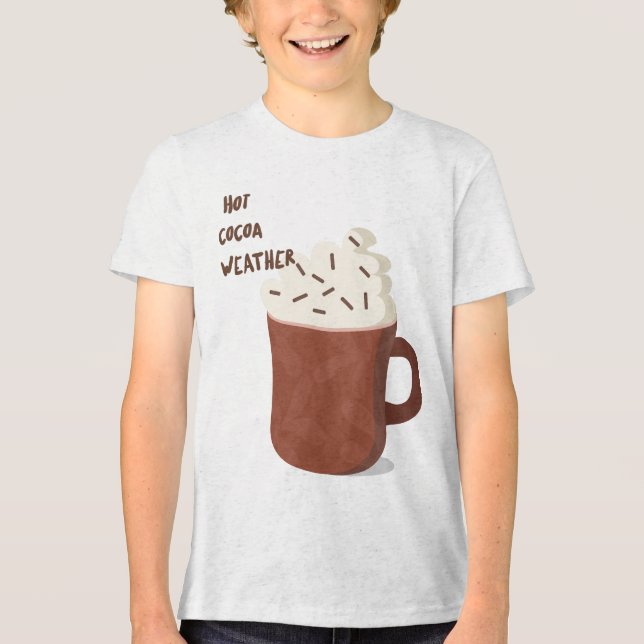 T-shirt En Tri-matière Temps chaud du cacao (Recto)