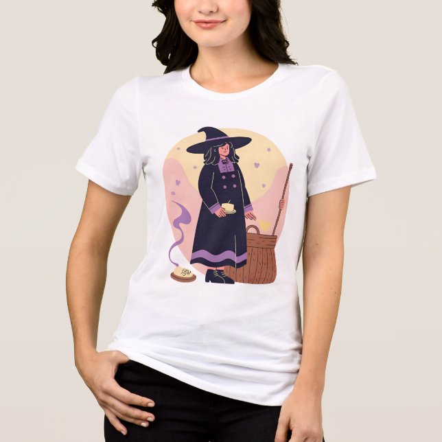 T-shirt En Tri-matière Temps de la Potion de Sorcière d'Automne (Recto)