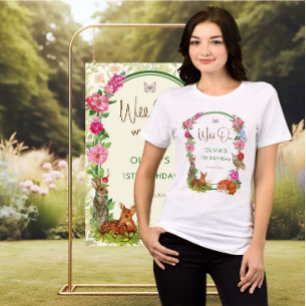 T-shirt En Tri-matière Tenue de fête sauvage florale de la forêt pour ann