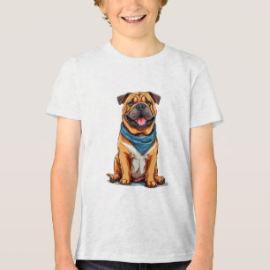 T-shirt En Tri-matière 🐶 Tenue pour enfants chien de dessin animé 🐶