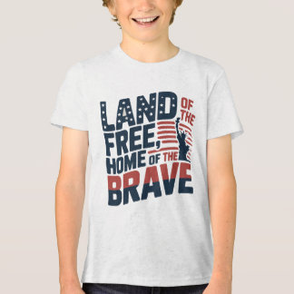 T-shirt En Tri-matière Terre des Libres, Maison des Braves - 4 juillet