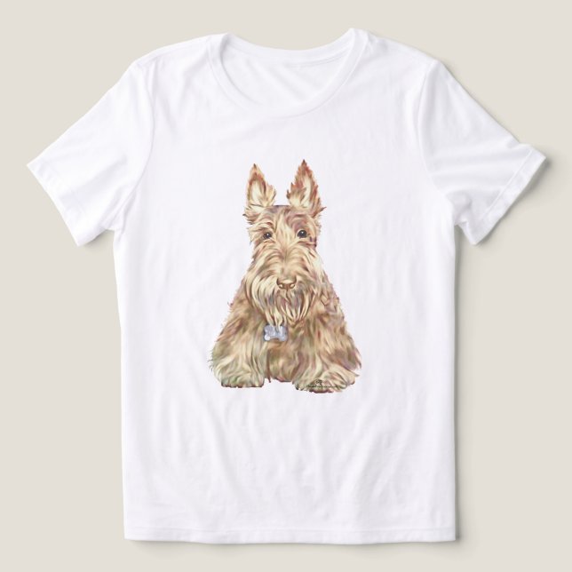 T-shirt En Tri-matière Terrier écossais roux (Design Recto)