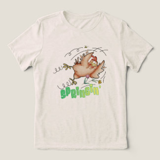 T-shirt En Tri-matière Tête tricolore pour poulets de printemps