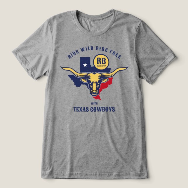 T-shirt En Tri-matière Texas Longhorn (Design Recto)