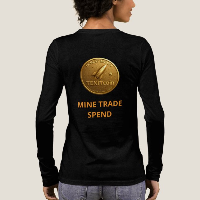 T-shirt En Tri-matière TexitCoin Official Logo on Front with puzzle  (Verso)