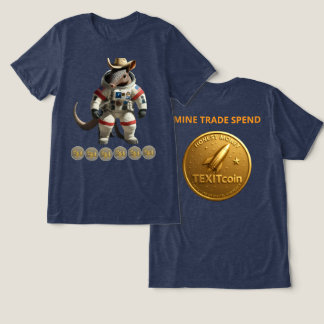 T-shirt En Tri-matière TexitCoin Pièce d'or Dos Et Tatouage Avant