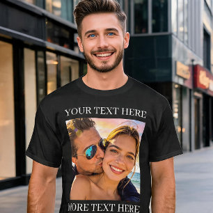 T-shirt En Tri-matière Texte personnalisé et photo