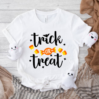 T-shirt En Tri-matière Texte Trick or Treat Design Halloween