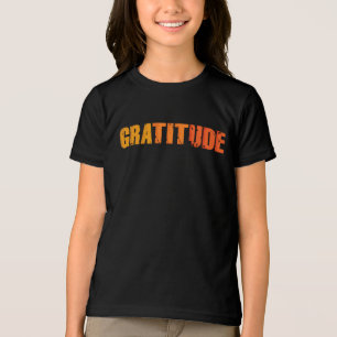 T-shirt En Tri-matière Thanksgiving Gratitude Famille Se Retrouver Matchi