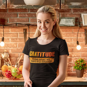 T-shirt En Tri-matière Thanksgiving Gratitude Famille Se Reunir
