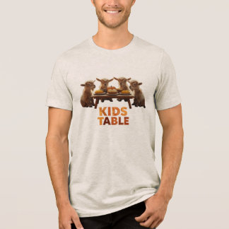 T-shirt En Tri-matière Thanksgiving: Kids' Table