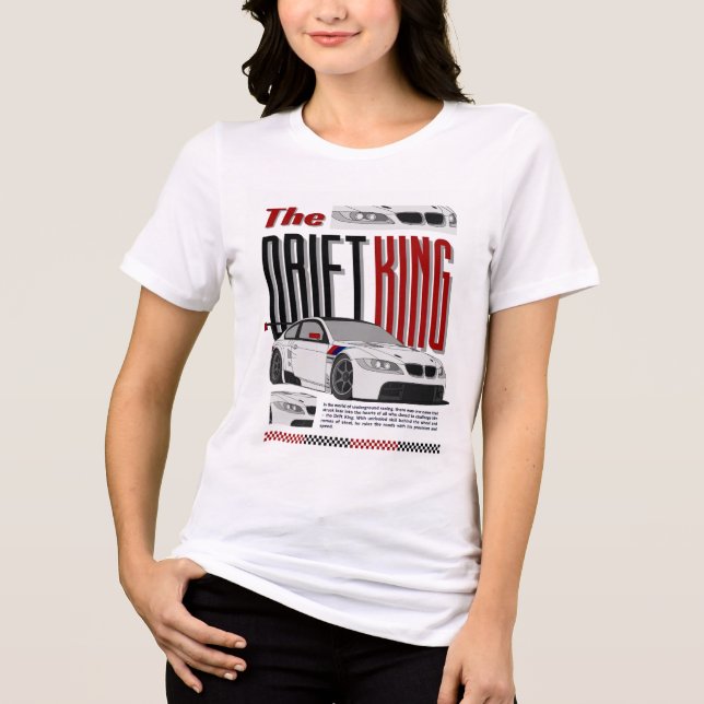 T-shirt En Tri-matière The Drift King - Master of Underground Racing (Recto)