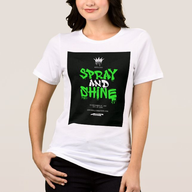 T-shirt En Tri-matière The Spray & Shine  (Recto)
