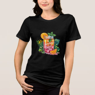 T-shirt En Tri-matière Thé sucré Sunshine - Charme du Sud et Félicité est