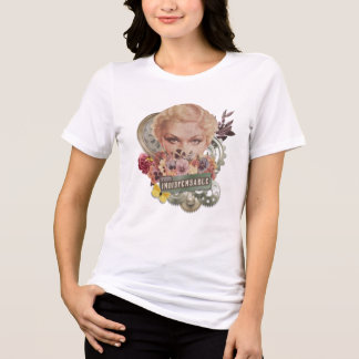 T-shirt En Tri-matière thème de la femme vintage