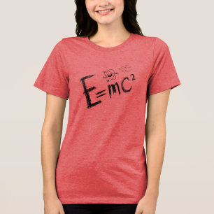 T-shirt En Tri-matière Théorie de la relativité d'Einstein. Formule