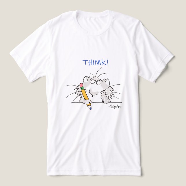 T-shirt En Tri-matière THIMK ! par Boynton (Design Recto)