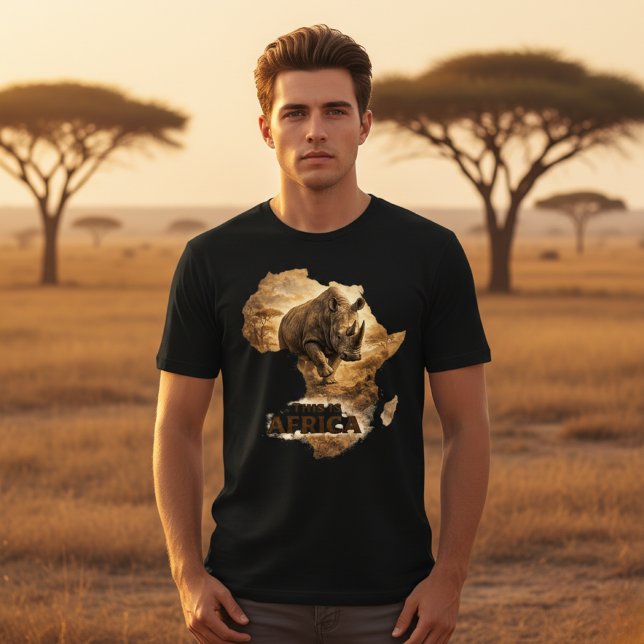T-shirt En Tri-matière This Is Africa Rhino | African Pride Wildlife  (Créateur téléchargé)