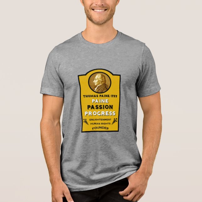 T-shirt En Tri-matière Thomas Paine (Recto)