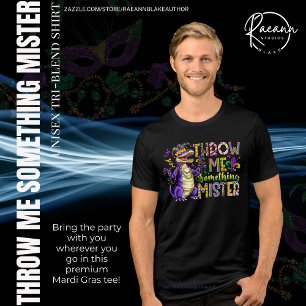 T-shirt En Tri-matière "Throw Me Something, Mister" Mardi Gras Unisexe