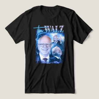 T-shirt En Tri-matière Tim Walz Retro 90s