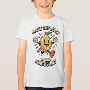 T-shirt En Tri-matière Tirez le Meilleur Parti – Jour de Fun Lemon pour E