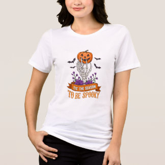 T-shirt En Tri-matière Tis The Season To Be Spooky Skeleton Hand Hallowee