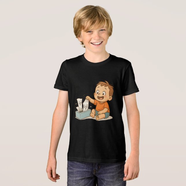 T-shirt En Tri-matière Tissus en difficulté (Recto plein)