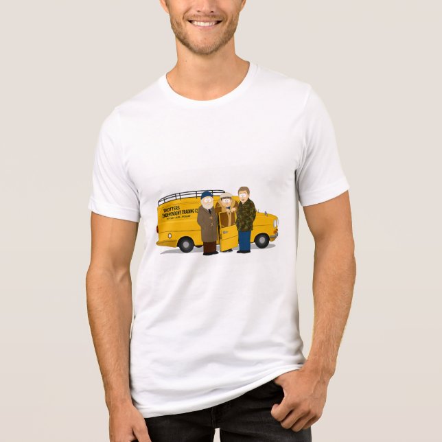 T-SHIRT  EN TRI-MATIÈRE "TIT" (Recto)