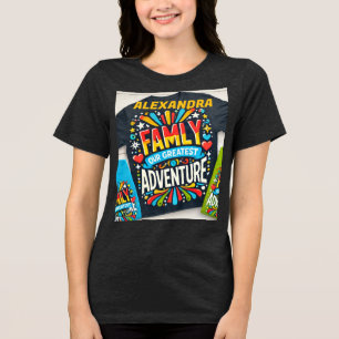 T-shirt En Tri-matière Titre : "Family Adventure Crew - Matching Travel T