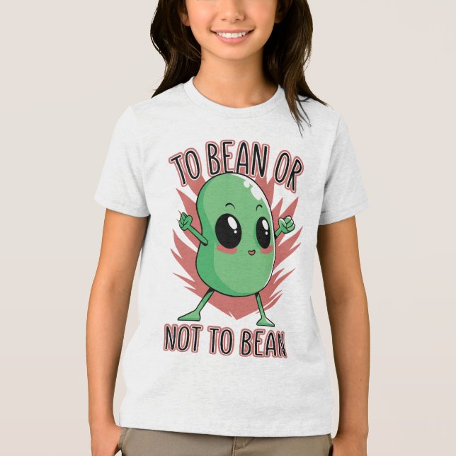 T-shirt En Tri-matière To bean or not to bean (Recto)