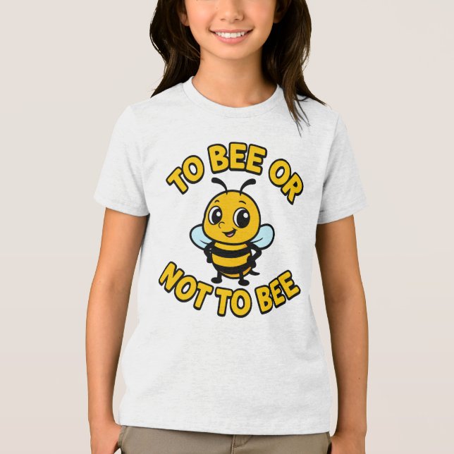 T-shirt En Tri-matière To bee or not to bee (Recto)