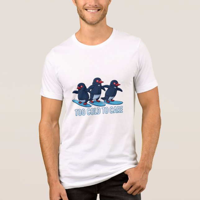 T-shirt En Tri-matière Too Cold to Care (Recto)