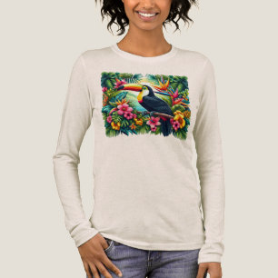 T-shirt En Tri-matière Toucan tropical/ de la jungle