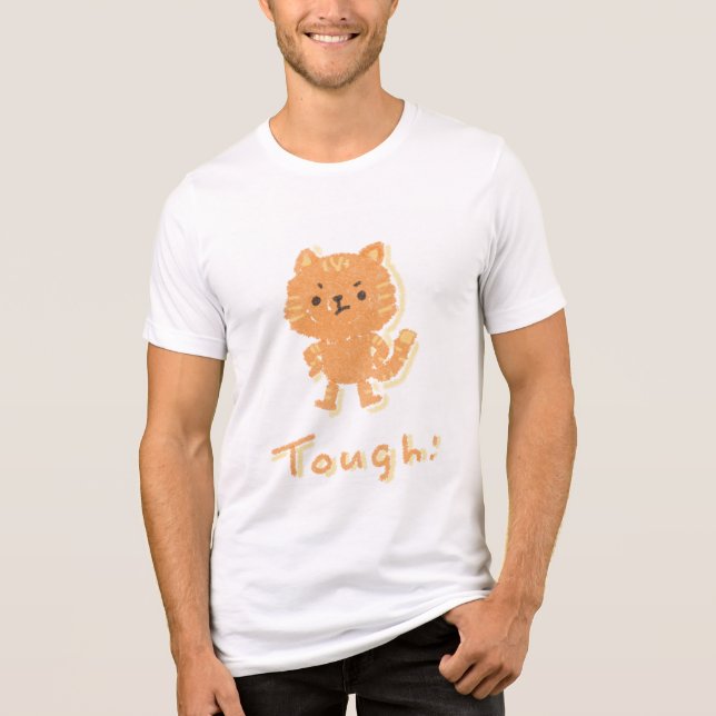 T-shirt En Tri-matière Tough cat (Recto)