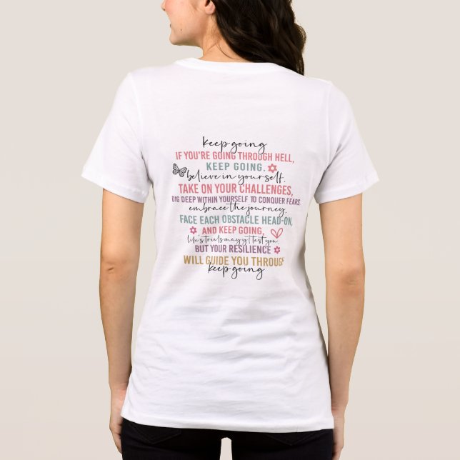 T-shirt En Tri-matière Toujours continuer (Verso)