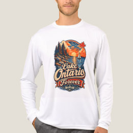 T-shirt En Tri-matière Toujours le lac Ontario pour toujours à moi