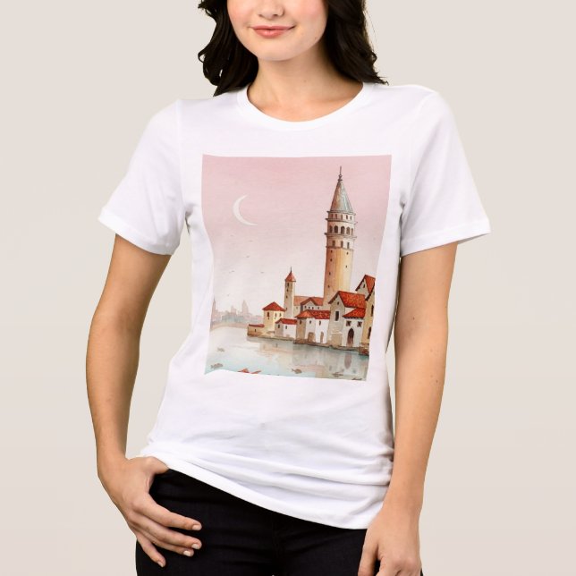 T-shirt En Tri-matière Tour de Galata (Recto)
