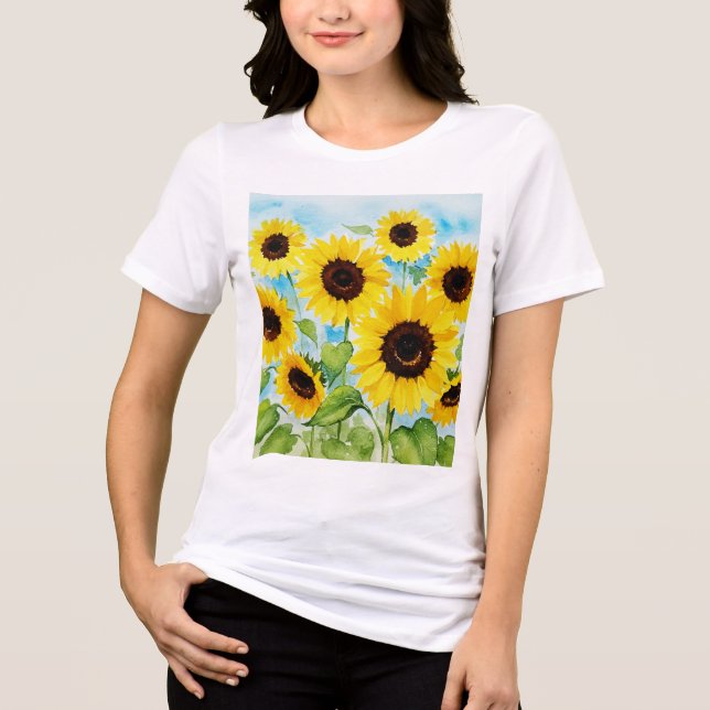 T-shirt En Tri-matière Tournesol (Recto)