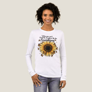T-shirt En Tri-matière Tournesol/Papillon Inspirant