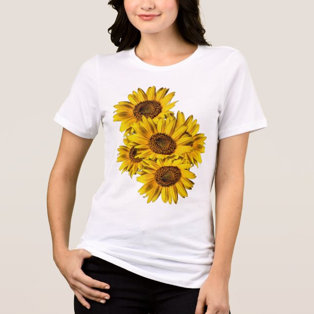 T-shirt En Tri-matière Tournesols  (Recto)
