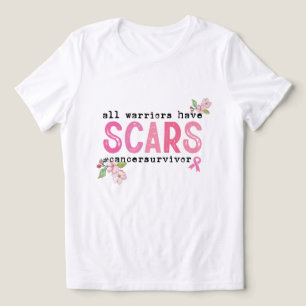 T-shirt En Tri-matière Tous les guerriers ont des cicatrices #cancersurvi