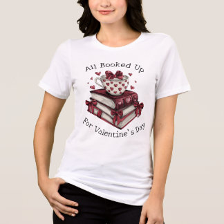 T-shirt En Tri-matière Tout Prévu pour la Saint-Valentin Rouge Cerise