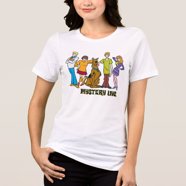 T-shirt En Tri-matière Toute la bande 12 Mystery Inc (Recto)