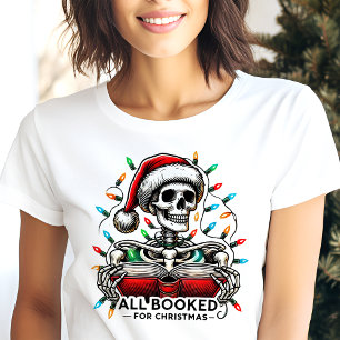 T-shirt En Tri-matière Toutes Réservées pour Noël Skeleton Holiday Vibes