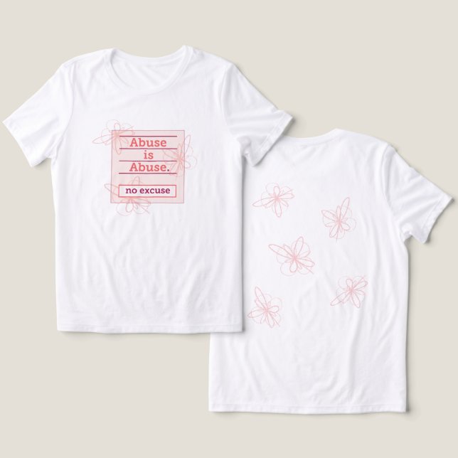 T-shirt En Tri-matière Toxicomanie Émotionnelle Maltraitance Soigner l'au (Design Recto & Verso)