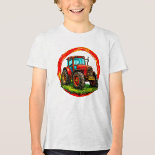 T-shirt En Tri-matière Tracteur jouet pour enfants