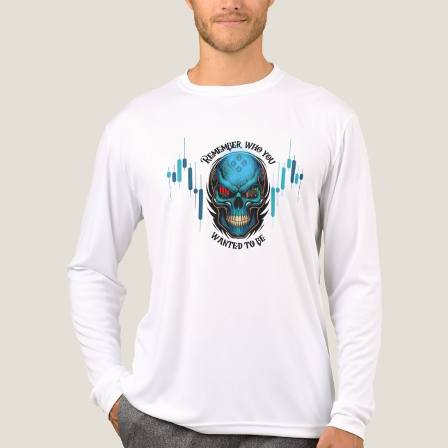 T-shirt En Tri-matière Trade Motivation | Skull | Remember  (Recto)